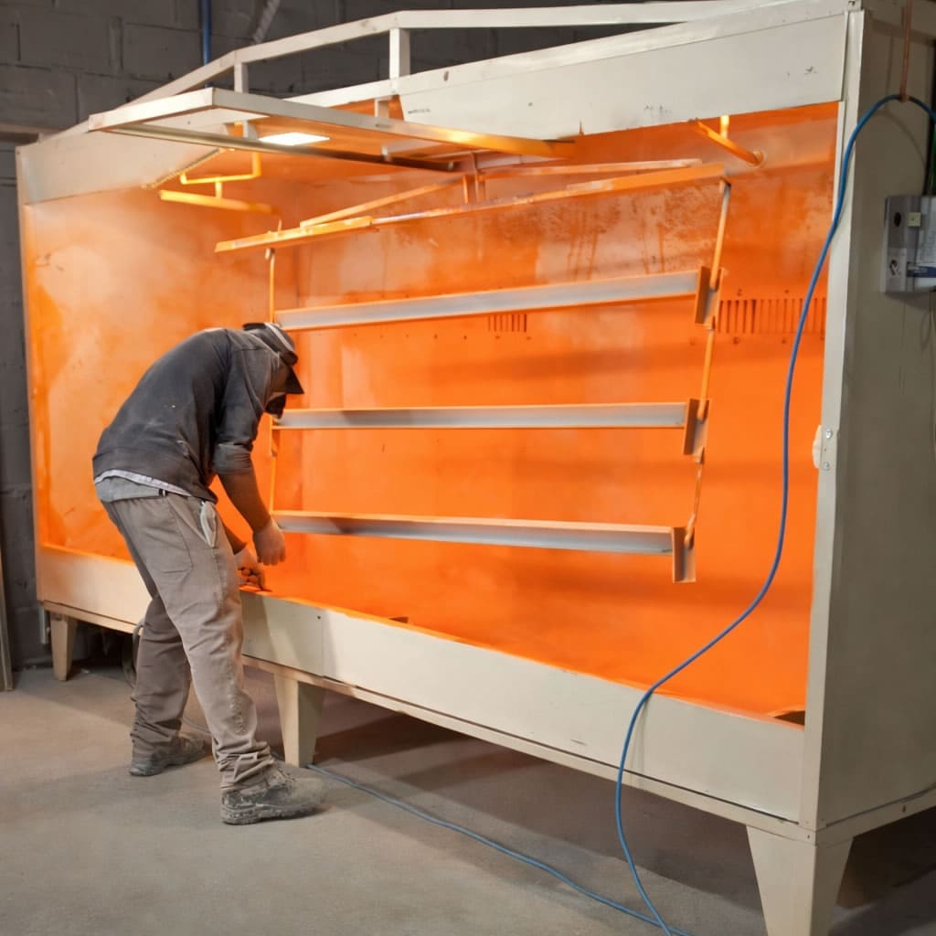 Cabine de pintura a pó