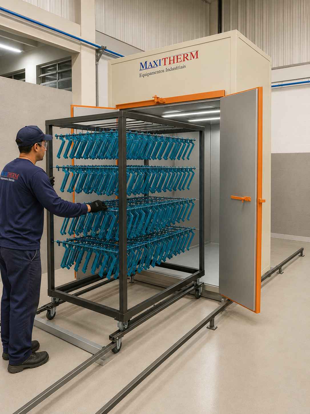 Como fazer cura de pintura a pó Maxitherm