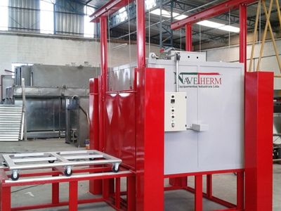 Estufa industrial a gás para alta temperatura