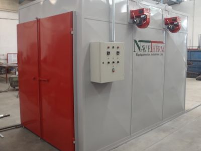 Estufa industrial para cura de pintura eletrostática