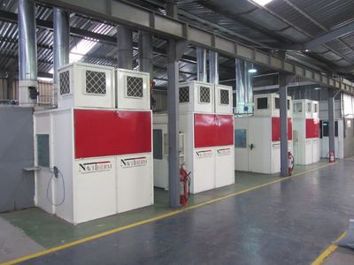 Fabricante de cabine de pintura industrial