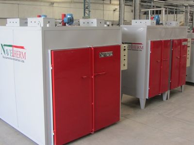 Forno para cura de pintura