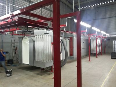 Sistema de pintura industrial